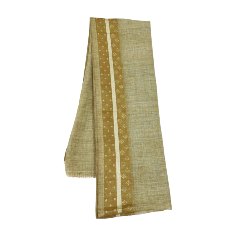 Zoi Designs Silk-Wool Blend Scarf (ZDSCW2401) - Image 2
